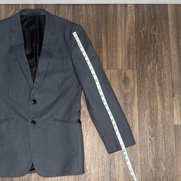 Kenneth Cole Reaction Charcoal Blazer Men’s Size 40R - Picture 6 of 11